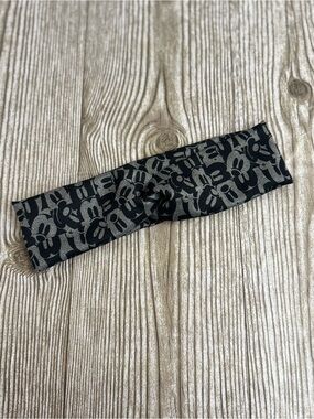 Black and Gray Mickey Mouse eyes Twisted Headband